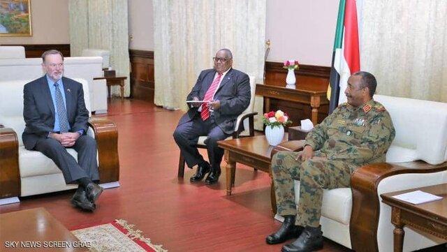 دیدار فرستاده آمریکا با رئیس شورای نظامی سودان