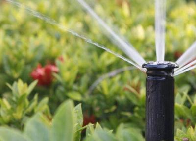 آبیاری قطره ای 25 هکتار از فضای سبز دانشگاه حکیم سبزواری