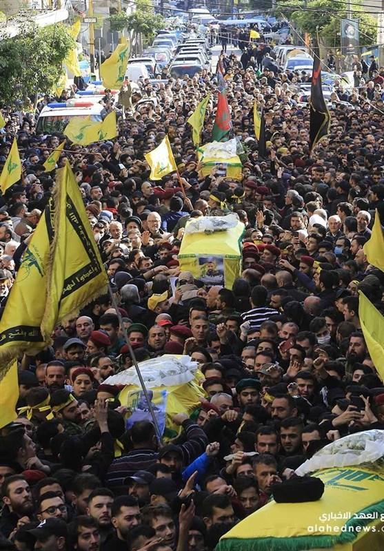 لبنان، تشییع پیکر شهدای حزب الله