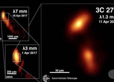 تلسکوپ افق رویداد به جز سیاه چاله معروف یک اختروش را نیز رصد نموده است