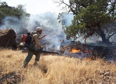 آتش بوزین و مره خیل مهار شد