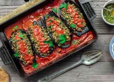 طرز تهیه بادمجان شکم&zwnjپر؛ دنیایی از طعم و رنگ