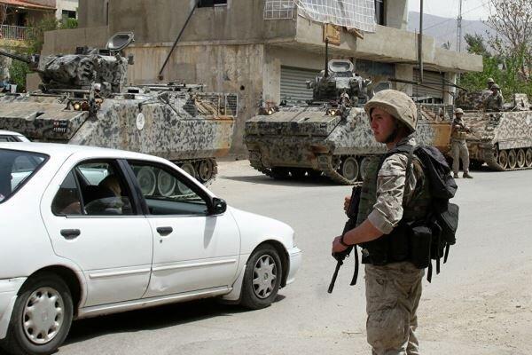 تیراندازی گروهی از شبه نظامیان به یک پاسگاه پلیس در بعلبک لبنان