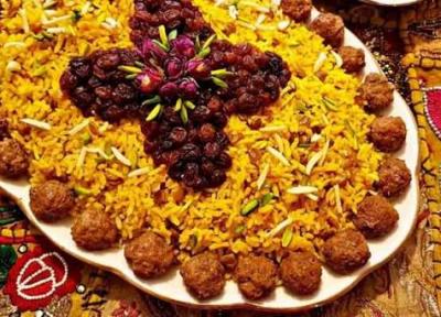 عکس تزیین غذا در سفره های ایرانی