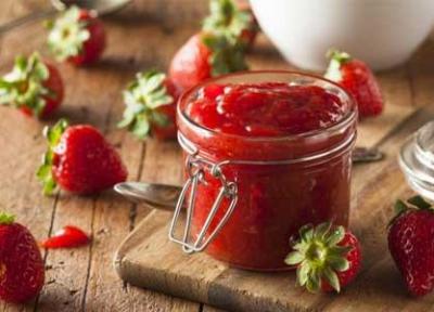 طرز تهیه مارمالاد توت فرنگی خوشمزه و مجلسی