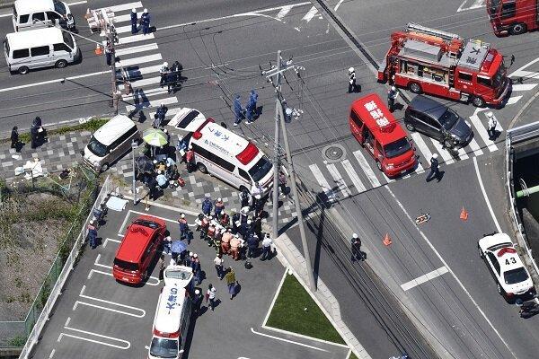 5 کشته و زخمی در پی تصادف کامیون با عابران پیاده در توکیو