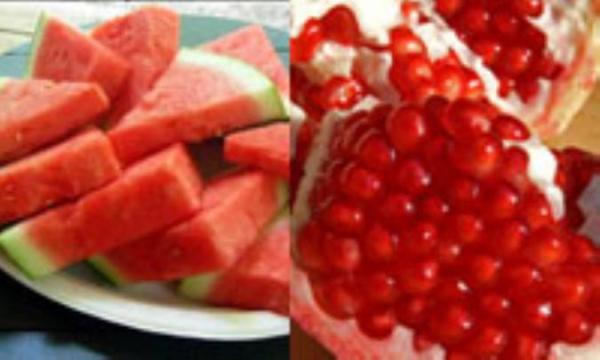 خواص انار و هندوانه