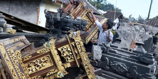 زلزله 4.8 ریشتری اندونزی، جان دست کم سه نفر را گرفت