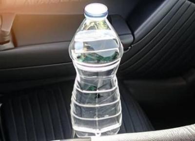 خطر باورنکردنی رها کردن بطری آب داخل خودرو!